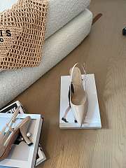 Dior Tribales Slingback Pump Nude Patent Calfskin 8cm - 2