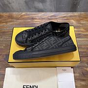 Fendi Domino Sneakers FF Motif Fabric Black - 4