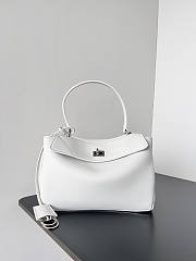 Balenciaga Rodeo Small Handbag White Smooth 27x8x21cm - 1