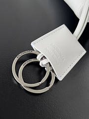 Balenciaga Rodeo Small Handbag White Smooth 27x8x21cm - 6