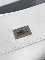 Balenciaga Rodeo Small Handbag White Smooth 27x8x21cm - 2
