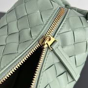 Bottega Veneta Small Avenue Loop Green Crossbody Bag 19x12x9cm - 2