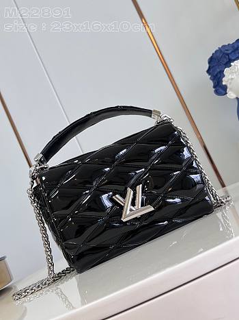 Louis Vuitton LV GO-14 MM Black 23x16x10cm