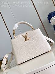 Louis Vuitton LV Capucines White BB 27x18x9cm - 1