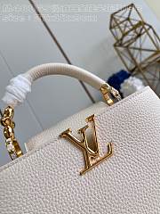 Louis Vuitton LV Capucines White BB 27x18x9cm - 4