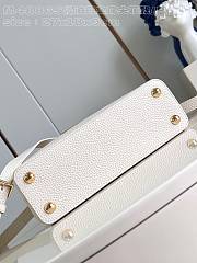Louis Vuitton LV Capucines White BB 27x18x9cm - 5