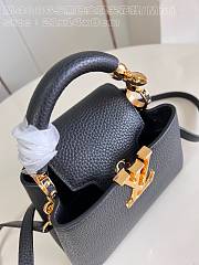 Louis Vuitton LV Mini Capucines Black 21x14x8cm - 2