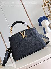 Louis Vuitton LV Capucines Black 27x18x9cm BB - 1