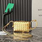 Bottega Veneta Mini Loop Camera Bag Gold 17x10x6cm - 6