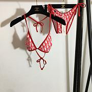 Dior Red Bikini - 1