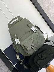 Dior Maxi Gallop Backpack Khaki Grained Calfskin 33 x 47 x 13.5 cm - 1