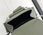 Dior Maxi Gallop Backpack Khaki Grained Calfskin 33 x 47 x 13.5 cm - 4
