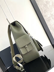 Dior Maxi Gallop Backpack Khaki Grained Calfskin 33 x 47 x 13.5 cm - 3