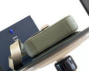 Dior Small Saddle Messenger Bag Flap Khaki 23 x 17 x 6 cm  - 5