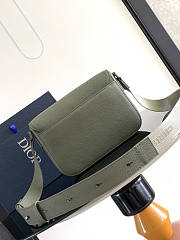 Dior Small Saddle Messenger Bag Flap Khaki 23 x 17 x 6 cm  - 4
