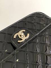 Chanel Backpack Star Coin Purse Calfskin Black 22.5 × 22.5 × 6 cm - 4