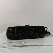 Prada Re-Edition Crochet Mini Bag Black 22x18x6cm - 5