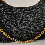 Prada Re-Edition Crochet Mini Bag Black 22x18x6cm - 2