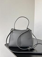Balenciaga Rodeo Small Handbag Grey Smooth 27x8x21cm - 4
