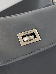 Balenciaga Rodeo Small Handbag Grey Smooth 27x8x21cm - 3