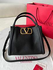 Valentino Garavani Alltime Medium Handbag Black 26x21x17cm - 1