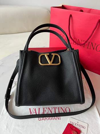 Valentino Garavani Alltime Medium Handbag Black 26x21x17cm