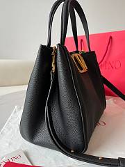 Valentino Garavani Alltime Medium Handbag Black 26x21x17cm - 2