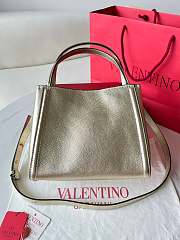 Valentino Garavani Alltime Medium Handbag Gold 26x21x17cm - 3