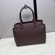 Celine Conti Bag Natural Calfskin Wine 36.5x26x15cm - 2