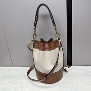 Celine Cabas Bucket Bag Beige Tan 27x18x18cm - 3