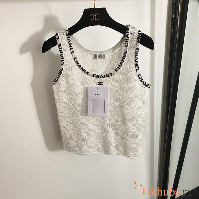 Chanel White Tank Top 05 - 1