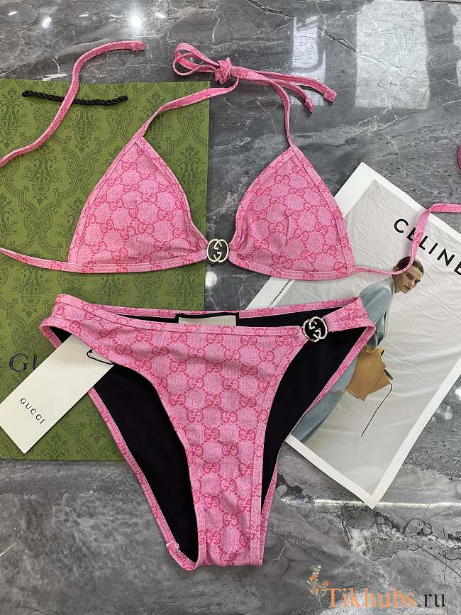 Gucci Pink Bikini - 1