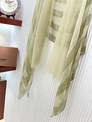 Burberry Green Scarf 100x200cm - 3