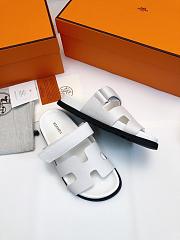 Hermes Chypre Sandal White 02 - 4