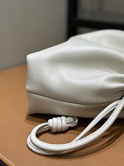 Loewe Flamenco Purse Bag Mellow White Lambskin 30x20x10.5cm - 6