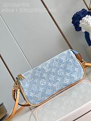 Louis Vuitton LV Pochette Blue Denim 23x13x4cm - 1