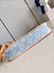 Louis Vuitton LV Pochette Blue Denim 23x13x4cm - 3