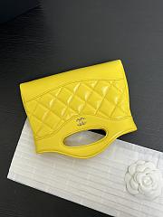 Chanel Nano 31 Yellow Bag 20.5x17.5cm - 4