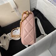 Chanel 24P Hobo Bag Pink 20x13x4.5cm - 2