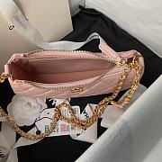 Chanel 24P Hobo Bag Pink 20x13x4.5cm - 6