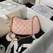 Chanel 24P Hobo Bag Pink 20x13x4.5cm - 4