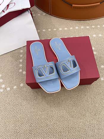 Valentino Blue Slides