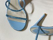 Rene Caovilla Jewel Snake With Heel Blue 10cm - 5