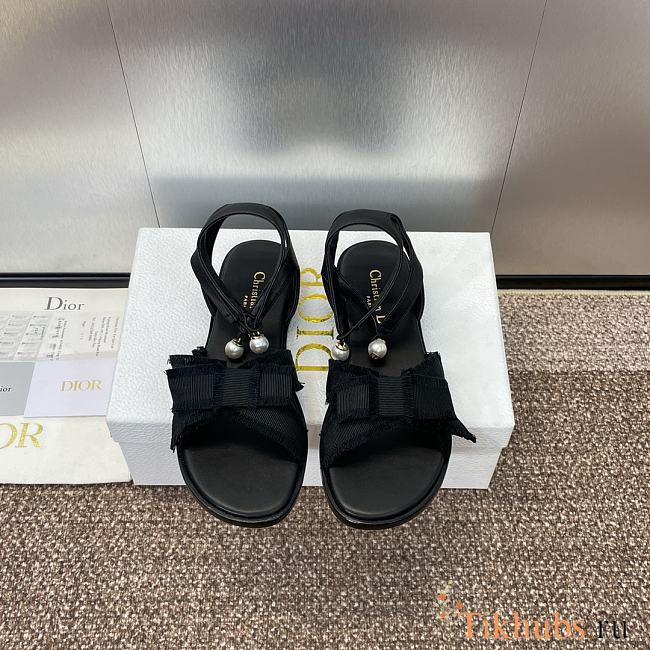 Dior Adiorable Sandal Black Calfskin - 1