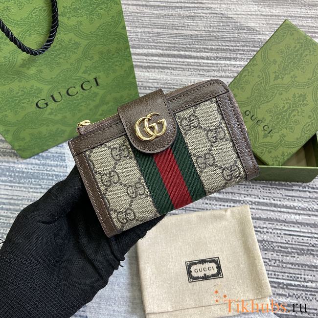 Gucci Ophidia Card Case Wallet 13x8.5x2cm - 1