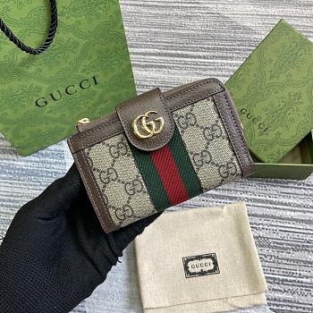 Gucci Ophidia Card Case Wallet 13x8.5x2cm