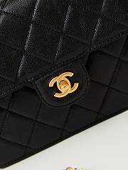 Chanel Top Handle Black Caviar Gold 23x16x5cm - 3
