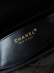 Chanel Top Handle Black Caviar Gold 23x16x5cm - 6