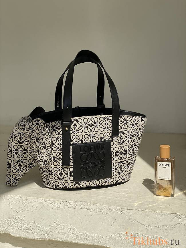 Loewe Elephant Basket Bag Anagram Jacquard 42x23x20cm - 1