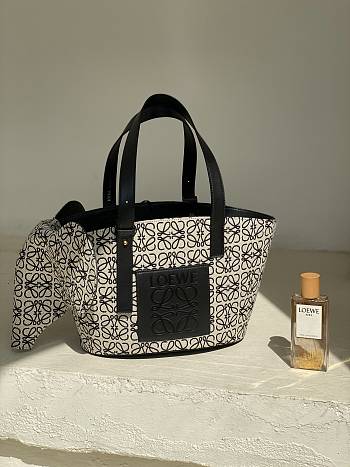 Loewe Elephant Basket Bag Anagram Jacquard 42x23x20cm